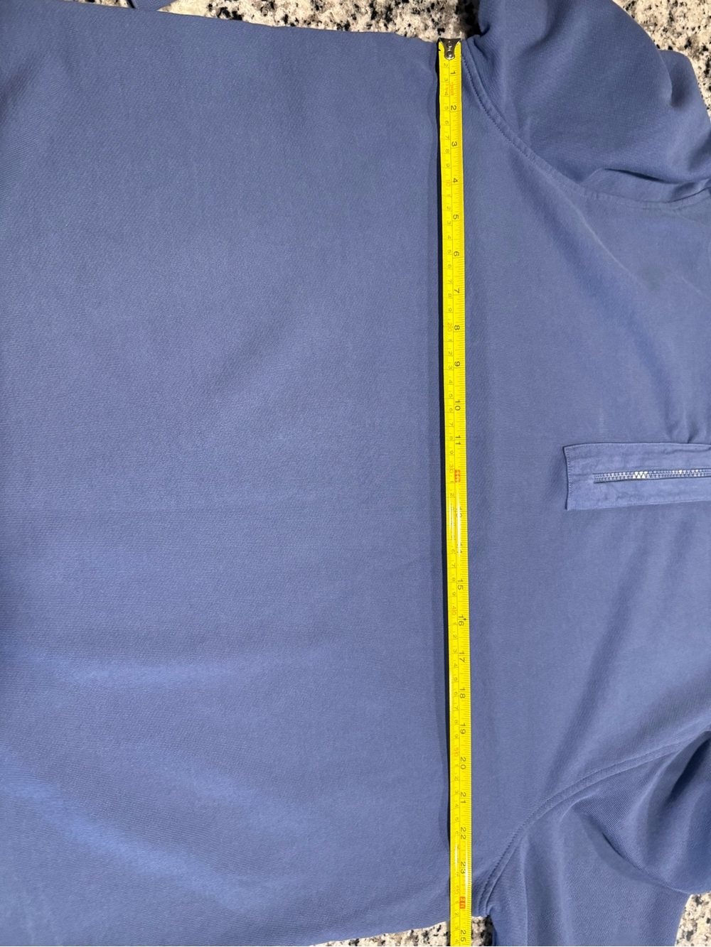 UNTUCKit Pullover Mens XLarge Sweater Quarter Zip Wolfred-Mid Blue Elbow Patch - Picture 11 of 16